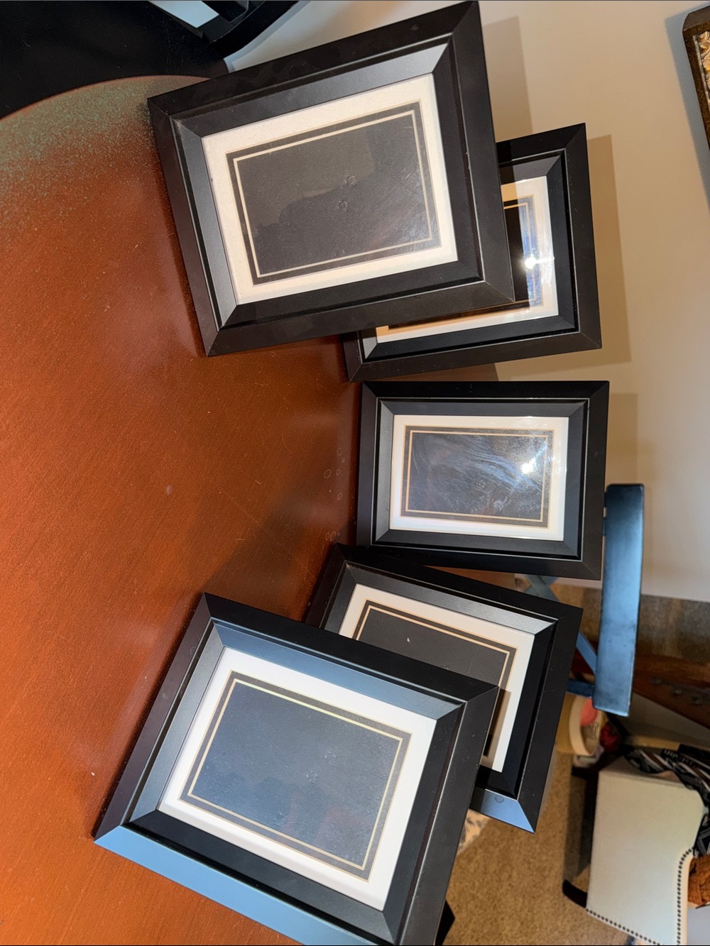 Black & Cream Multi-Opening Picture Frame Set - Home Accents